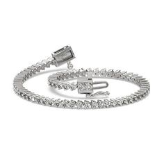 ad eBay - 14K White Gold Womens Bracelet Certified Lab Created Grown Diamond Round 2 Carat - Buy Now, click the link (eBay)