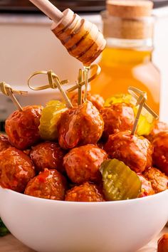 If you're looking for an amazing recipe that combines sweet heat and ease of preparation, these Slow Cooker Hot Honey Meatballs are the perfect choice.