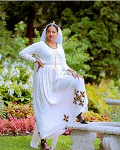 This beautiful dress will make you stand out from the croud ,the detail is very impresive and color combination is full of beauty . The fabric is so soft . #Please leave your phone number for delivery purpose . Bohemian White Habesha Kemis For Wedding, White Bohemian Habesha Kemis For Wedding, Eritrean Dress, Habesha Dress, Ethiopian Traditional Dress, Ethiopian Women, Habesha Kemis, Traditional Clothes, Different Countries