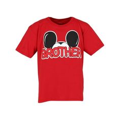 This adorable Disney Brother Mickey Mouse T-Shirt by Jerry Leigh is just what he needs for your next family vacation. Soft cotton and a fun Mickey Mouse graphic keeps you comfortable and ready for a magical family adventure. Size: S 6.  Color: Red.  Gender: male.  Age Group: kids. Toddler Boy Hoodie, Disney Princess Toddler, Mickey Mouse T Shirt, Disney Boys, Mouse Print, Kids Clothes Boys, Boys Hoodies, Family Adventure, Disney Mickey Mouse