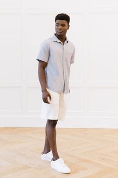 Our Short Sleeve Button Down is the perfect lived-in summer shirt. Crafted from our luxuriously lightweight blend of tencel and linen, this temperature-regulating top ensures maximum breathability and versatility throughout the year. The button-down, one-pocket design is an essential addition to your wardrobe. Pair it with our Cozy Earth Coastal Comfort Shorts or Cuffed Pants for a head-to-toe fit. Men's Cozy Earth Coastal Comfort Short Sleeve Shirt Button Down in Ocean Stripe (Size: XX-Large) - Short Sleeve Button-up Shirt With Pockets For Summer, Summer Short Sleeve Button-up Shirt With Placket, Summer Short Sleeve Button-up Shirt With Pockets, Summer Button-up Short Sleeve Shirt With Pockets, Summer Button-up Short Sleeve Shirt, Casual Summer Shirt With Placket, Casual Short Sleeve Shirt With Placket For Summer, Summer Shirt With Short Sleeves And Pockets, Relaxed Fit Beach Shirt With Pockets