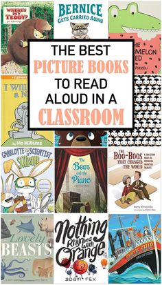 the best picture books to read in a classroom for kids and adults, including children's books