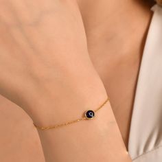 Special Dainty Evil Eye Bracelet  - Elegant and High-Quality Gift This elegant necklace is the perfect gift option for your loved ones. Featuring unique Evil Eye designs , this bracelet is available in both silver and gold options. Crafted from high-quality materials, it stands out with its sophisticated charm. The bracelet comes with an adjustable chain, allowing it to be worn at different lengths to suit personal preferences. It is presented in a beautiful gift box, making it a special experie Gold Round Evil Eye Bracelet For Friendship, Gold Evil Eye Bracelet For Friendship, Adjustable Evil Eye Chain Bracelet Gift, Evil Eye Beaded Bracelets As Gift, Symbolic Evil Eye Bracelets As Gifts, Symbolic Evil Eye Bracelet As Gift, Evil Eye Charm Bracelet Gift, Symbolic Round Beaded Bracelet As Gift, Gift Bracelet With Round Shape And Resizable