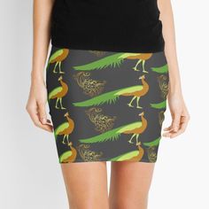 Get my art printed on awesome products. Support me at Redbubble #RBandME: https://www.redbubble.com/i/skirt/African-Pattern-Design-African-Print-Fabric-by-Cultradesign/58074302.MUCKM?asc=u Green Feathers, Peacock Bird, African Print Fabric, Skirts For Sale, Print Fabric, African Print