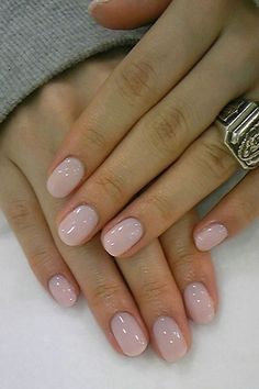 Best Nail Shape, Rounded Acrylic Nails, Toe Nail Color, Cute Simple Nails, Blush Nails, Round Nails, Nail Fungus, Best Nail