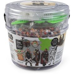 star wars bead kit in a plastic container