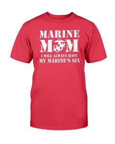 The design featuring the saying "Marine Mom Has Your Six" on T-shirts, V-necks, Sweater, Long-sleeve, Hoodie & Tank Top Our new design will be the perfect gift for Mothers of the U.S Marines. If you have any specific requirements for it, please don't hesitate to contact us for the modification. Show Your Pride & Love. You can now freely show the world how you are proud of your Marine in the Marines with our shirt. Let people know that you love your Marine a lot and extremely proud of him Usa Army, Mom Hoodies