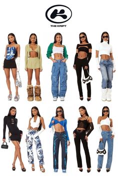 2000 Outfit, 2000 Outfits, Vetements Shoes, 00s Mode, 2000s Outfit, Desain Buklet, Fasion Outfits