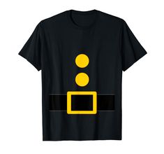 a black t - shirt with yellow and black circles on it