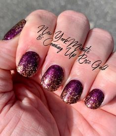 Rose Gold Nails Acrylic, Glitter Manicure, Glittery Nails, Rose Gold Nails, Short Nail Designs, Autumn Nails, Get Nails