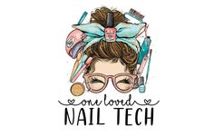 Nail Tech Epoxy Tumbler, Nail Tech Life, Nail Tech Tattoo Ideas, Nail Tech Tattoo, Salon Organization Ideas, Light Pink Shirt, Digital Sales, Home Nail Salon, Happy Nails