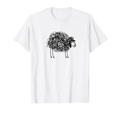 PRICES MAY VARY. Black Sheep Apparel Doodled With Texta. Are you the underdog, the black sheep of the family? Do you simply like black sheep for some reason? Show everyone your pride in being different or give it as a gift to a friend during Holidays or a birthdaymember! Lightweight, Classic fit, Double-needle sleeve and bottom hem Black Sheep Of The Family, The Black Sheep, Being Different, Black Sheep, Crafting Ideas, Branded T Shirts, The Family, The Black, Sheep