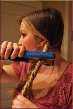 Beachy Waves Tutorial, Beachy Wavy Hair, Beach Waves Tutorial, Pinterest Fail, Waves Tutorial, Wavy Hairstyles Tutorial, Beach Curls, Hair Straighteners