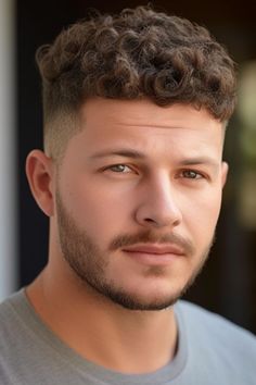 Top 20 Men's Curly Short Hairstyles 2024: Fresh Cuts for Modern Style & Texture Haïr Cut For Curly Hair Men, Short Permed Hairstyles Men, Curly Hair Short Men, Oval Face Curly Haircuts, Short Curly Haircut Men, Mens Curly Hairstyles Short, Naturally Curly Short Hair, Short Curly Hairstyles Men, Curly Hair Men Short