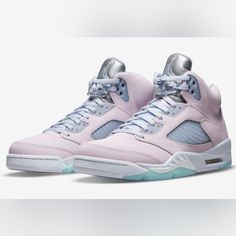 Includes: 100% Authentic! New In Box! Nike Air Jordan 5 Retro Se Colorway: Regal Pink/Ghost/Copa Released: 05/02/2020 Size 13 Thank You For Your Business! Jordan 5 Easter, Nike Air Jordan 5, Jordan Model, Jordan 5 Retro, Lucky Green, Air Jordan 5 Retro, Air Jordan 5, Jordan 5, University Blue