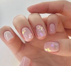 Minimal Nails Art, Fancy Nails Designs, Minimal Nails, Floral Nails, Chic Nails