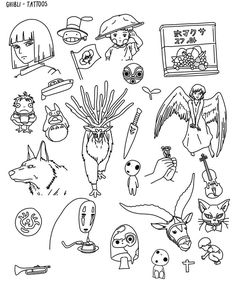 an image of various cartoon characters