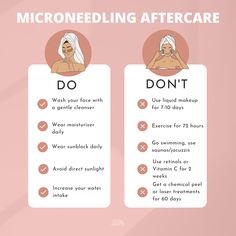 If you're thinking about getting a microneedling treatment, here's what you can expect during the aftercare process ✨ ▫️Microneedling is a non invasive, non surgical treatment where tiny, sterile needles are used to glide across your skin & puncture the skin to stimulate your body's natural healing process Text 714-482-3154 to find out if microneedling is right for you 📍Huntington Beach, CA ☎️714-482-3154 📬info@GlowBeauteSalon.com #microneedling #antiaging #antiwrinkle #largepores Microneedling After Care, Dermapen Microneedling, Airbrush Spray Tan, Spray Tan Business, Skin Moles, Skin Aesthetics, Custom Airbrushing, After Care, Aesthetic Medicine