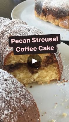 129K views · 6.8K reactions | Back by popular request, my family’s favorite coffee cake! Some people call this a Sock It To Me Cake (correct me if I'm wrong.) There’s no actual coffee in the cake.  It’s just in the name.  I make this every Thanksgiving morning and whenever we have people over for brunch. I have to admit, it's pretty amazing. It's not nutritious in the least, but not everything has to be! The recipe is from an old out-of-print cookbook called “Breakfast” and I still can't find a coffee cake recipe my family likes better!  Here you go:
Makes 1 10-inch Cake
Pecan Streusel:
1 1/2 c chopped pecans
3/4 c packed brown sugar
1 T ground cinnamon
Cake:
3 c all-purpose flour
1 TBS baking powder
1 tsp baking soda
1/2 tsp salt
1 c (2 sticks) butter, softened
1 1/2 c sugar
1 1/2 c sour Sock It To Me Cake, Coffe Cake, Coffee Cake Loaf, Thanksgiving Morning, Streusel Coffee Cake, Sock It To Me, Coffee Cake Recipe, Cinnamon Cake, Coffee Cakes