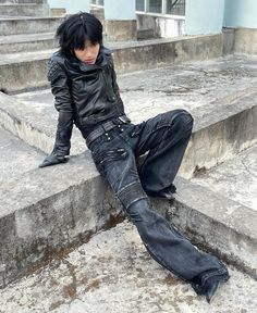 Vkei Mens Fashion, Dressy Masc Outfits, Vkei Outfit Men, Personsoul Outfits, J Fashion Men, Alternative Men’s Fashion, J Rock Fashion, Visual Kei Men