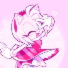 an image of a cartoon character in pink and white