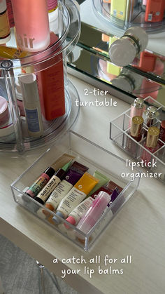 Elevate your daily routine with iDesign’s clear containers — where every skincare essential and lip balm finds its perfect place. Clear Containers, Organize Life, Lipstick Organizer, Vanity Ideas, Clear Container, Organized Chaos, Makeup Stuff, Makeup Product, Balm Dotcom