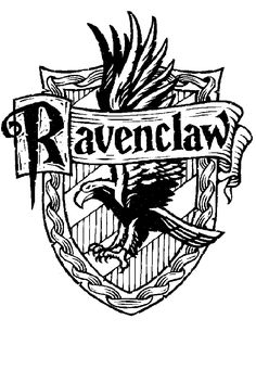 the raven claw logo is shown in black and white