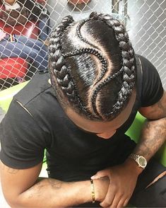 @kellonderyck When your head hurt but you lit Trendy Hairstyle, Mens Braids Hairstyles, Mens Braids, Cornrows Braids, Cornrow Hairstyles