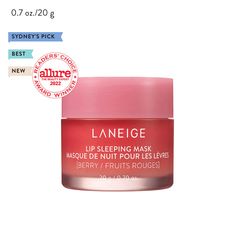 Our bestselling leave-on lip mask that delivers ultra-hydrating and nourishing benefits, kissing flakey chapped lips goodbye! 1 Bought every 3 seconds worldwide* Key ingredients: Shea Butter Murumuru Butter Coconut Oil Vitamin C Benefits A leave-on lip mask that delivers intense moisture and antioxidants while you sleep! This iconic, fan-fave pout perfector is a special intensive-care mask for lips. With nourishing Berry Fruit Complex™, Murumuru seed and Shea butter, this hydrating lip mask deli Vitamin C Benefits, Laneige Lip, Laneige Lip Sleeping Mask, Berry Fruit, Lip Sleeping Mask, Seed Butter, Chapped Lips, Sleeping Mask, Intensive Care