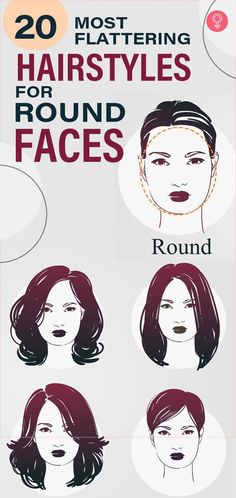 Take cues for hairstyles for round faces from our list of 20 celebs like Jennifer Lawrence, Mila Kunis, and more. You will surely find a hairdo just for you! Layer For Round Face, Haircut Style For Round Face Girl, Short Hair With Bangs On Round Face, Short Brown Hair On Round Face, Haircuts By Face Shape For Women, Short Hair Circle Face Haircuts, French Haircut Round Face, Medium Length Hair Styles For Round Faces, Haircut For Round Shape Face