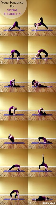 a woman doing yoga poses on the floor