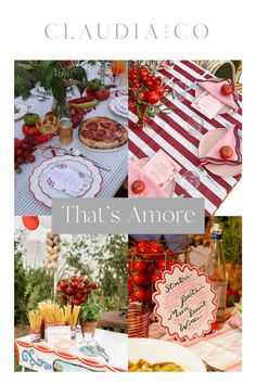 Italian bridal shower inspiration with red details including tomatoes, pizza and Tuscan details Rustic Italian Party Decor, Pasta Themed Bridal Shower Ideas, Italian Garden Bridal Shower Theme, Pasta Bridal Shower Ideas, Rustic Italian Bridal Shower Ideas, Cozy Bridal Shower Ideas, Italian Shower Theme