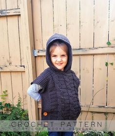 This listing is for a CROCHET PATTERN only, so that you can make your own Hooded Pullover for toddlers, preschoolers, or children! This crochet sweater is perfect for the fall and is an adorable addition to any girls' wardrobe. US crochet terminology Level- Intermediate Sizes 2, 3/4, 5/7, and 8/10 are available Yarn - You will need approximately 710-1065 yards of worsted weight yarn. Requires knowledge of basic crochet stitches. Includes written instructions and pictures. If you buy 2 patterns - Toddler Sweater Pattern, Crochet Pullover Pattern, Faux Fur Tree Skirt, Crochet Hood, Crochet Pullover, Crochet Hoodie, Crochet Kids, Kids Vest, Pull Crochet