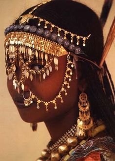 Princess Sebera Seko, bride from the family of the Sultan of Tadjoura, Afar woman of Djibouti. Indigenous Filipino, African Nose, The Blacker The Berry, Culture Photography, We Are The World, African Wedding