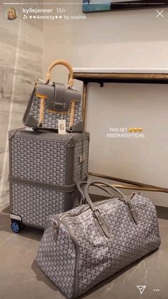 Chanel Bag Collection, Luxury Travel Bag, Cute Luggage, Soft Life