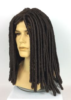 "Welcome to Funtasy Wigs - Premium quality theatrical Halloween costume / cosplay wigs at Discount Prices. Custom designed and made Premium Quality DREAD LOCKS costume wig for teens and adults. Production Type: Custom / Exclusive Color: Brown Material: Deluxe Synthetic Wig Fiber Cap Size: 21.5\" One Size Fits Most Comfort Stretch Cap with Adjustable Sizing Straps Condition: NEW - no styling needed, just shake n go etsy Price: $59 with FREE SHIPPING within the USA! USA Based Seller" Mean Girls Costume, Dread Wig, Wigs Brown, Clueless Cher, Dread Locks, Go Usa, Quality Wigs, Regina George, Wig Caps