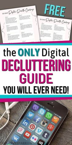 the only digital decluttering guide you will ever need