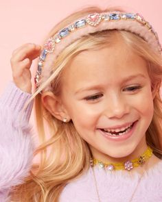 Super Smalls Kids Jewelry | HONEYPIEKIDS | We Ship Fast Pink Tickets, Heart Jewelry Set, Rose Paper, Cotton Clouds, Oprahs Favorite Things, Pink Headband, Kids Headbands, Jeweled Headband