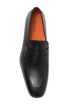 Sizing: True to size. M=standard with. Penny Loafers Men, Penny Loafers, Nordstrom Store, Leather Upper, Loafers, Nordstrom, Running, Leather, Black