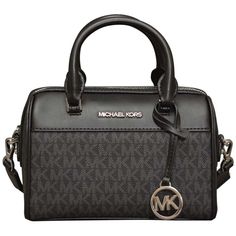 This Michael Michael Kors Xs Travel Duffle Xbody Bag Is Brand New With Tags And Features: Mk Signature Coated Canvas, Black Leather Trim, And Silver Hardware Silver Mk Logo Medallion Double Rolled Leather Handles And Removable, Adjustable Fabric Crossbody Strap Top Zip Closure Nylon Lining Front Wall Has Three Credit Card Pockets Color: Black Measurements: Approx. 7.75” W X 6.25” H X 3” D. Handle Drop = 3” And 13 To 24″ Note: This Is A Very Small Bag. Be Sure To Read The Measurements. Classic Evening Bag In Signature Coated Canvas, Business Bags With Detachable Strap In Coated Canvas, Business Bags With Detachable Strap And Signature Coated Canvas, Black Shoulder Bag With Detachable Handle In Coated Canvas, Black Coated Canvas Shoulder Bag With Detachable Handle, Evening Shoulder Bag In Signature Coated Canvas, Evening Rectangular Shoulder Bag In Coated Canvas, Evening Rectangular Signature Coated Canvas Shoulder Bag, Black Shoulder Bag In Signature Coated Canvas