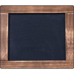 a wooden frame with a blackboard in the middle