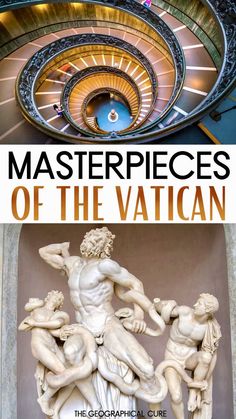 the cover of masterpieces of the vatian, with text overlaying it