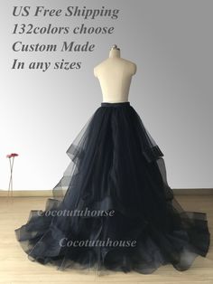 Custom Made(your own size, your preferred color, even your own design). If you need more than 2 skirts, please contact with me for discount. Please note this skirt in the listing has a lining. This double horse hair trims high low skirt is made of American Tulle. High quality bridal tulle skirt with double horse hair tulle as edge/trims, It is always able to custom make in different length and in many other colors. Please feel free to contact with me for color charts :) The front length is 42 in Glam Bridesmaid Dresses, Bachelorette Tutu, Glam Bridesmaid, Blue Tulle Skirt, Bridesmaid Bachelorette, Womens Tulle Skirt, Tulle Underskirt, Pink Tulle Skirt, Tulle Long Skirt