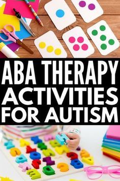 From teaching emotional regulation, anger management, and social thinking concepts to demonstrating life skills, how to follow directions, and aiding in language development, these ABA therapy activities for kids with autism spectrum disorder will give you heaps of ideas you can use at school, in therapy, and at home! We've even included a few free printables! Aba Therapy Activities, Homeschool Tips, Aba Therapy, Social Thinking, Speech Therapy Activities, Spectrum Disorder, Emotional Regulation, Language Development, Anger Management