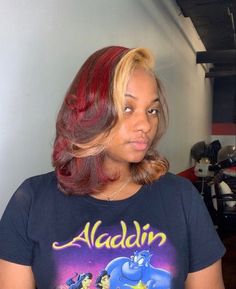 Blonde Hair Bob, Black Women Hair Color, Red Blonde Hair, Red Blonde, Wash N Go, Dyed Natural Hair, Hair Color For Women