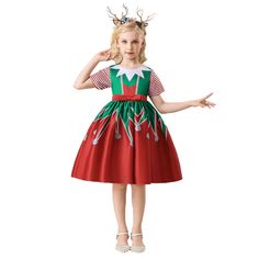 Kids Children Christmas Elf Cosplay Costume Dress Outfits Halloween Carnival SuitMaterial：Polyester Package included:Dress Shipping:  1.Processing time: 7-15 days.  2.Standard Shipping: 10-15 days. 3.Fast Shipping: 5-8 days. 4.Attention: For Quick Use, Make sure you will choose fast shipping! Size Chart Size Bust Waist Shoulder Length Sleeve 110 60 56 24 60 13 120 64 60 25 65 14 130 68 64 26 70 15 140 72 68 27 75 15 150 76 72 28 80 16 Cosplay Elf, Wedding Dress Photoshoot, White Maternity Dresses, Elf Cosplay, New Halloween Costumes, Children Christmas, Evening Skirts, Cinderella Dresses