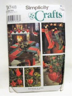 a magazine cover with christmas decorations on it