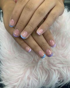 Nails Of Kids, Acrylic Nails For Kids 8-9 Short, Nail For Kids Cute, French Nails For Kids, Short Nails For 10 Year, Nails For Kids Cute Short French Tip, Nail Designs Natural Nails Short, Kids French Tip Nails, French Tip Nails For Kids