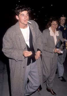 Patrick Dempsey Style, Patrick Dempsey Young, 90s Fashion Men Outfits, Fashion Men Outfits, 80s Fashion Men, Kaptan Jack Sparrow, Adam Brody, 90s Fashion Men, 90s Men