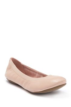 An elasticized topline and rounded toe bring an on-point look to a versatile ballet flat grounded by a superflexible sole that offers all-day comfort. Synthetic upper/textile lining/synthetic sole Imported Women's Shoes Slip-resistant Comfortable Ballet Flats, Comfortable Slip-resistant Ballet Flats, Synthetic Slip-on Ballet Flats With Branded Insole, Spring Stretch Ballet Flats Slip-on, Spring Ballet Flats With Arch Support, Spring Stretch Slip-on Ballet Flats, Casual Slip-resistant Ballet Flats, Lightweight Ballet Flats For Spring, Spring Slip-on Ballet Flats With Ortholite Insole